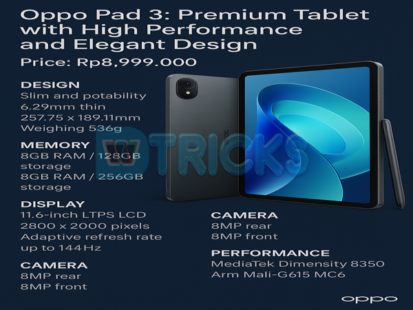 Tablet Oppo Pad Tiga