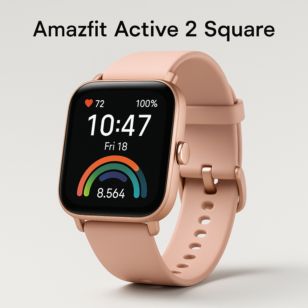 Amazfit Active 2 Square Rilis di RI, Desain Elegan Fitur Lengkap