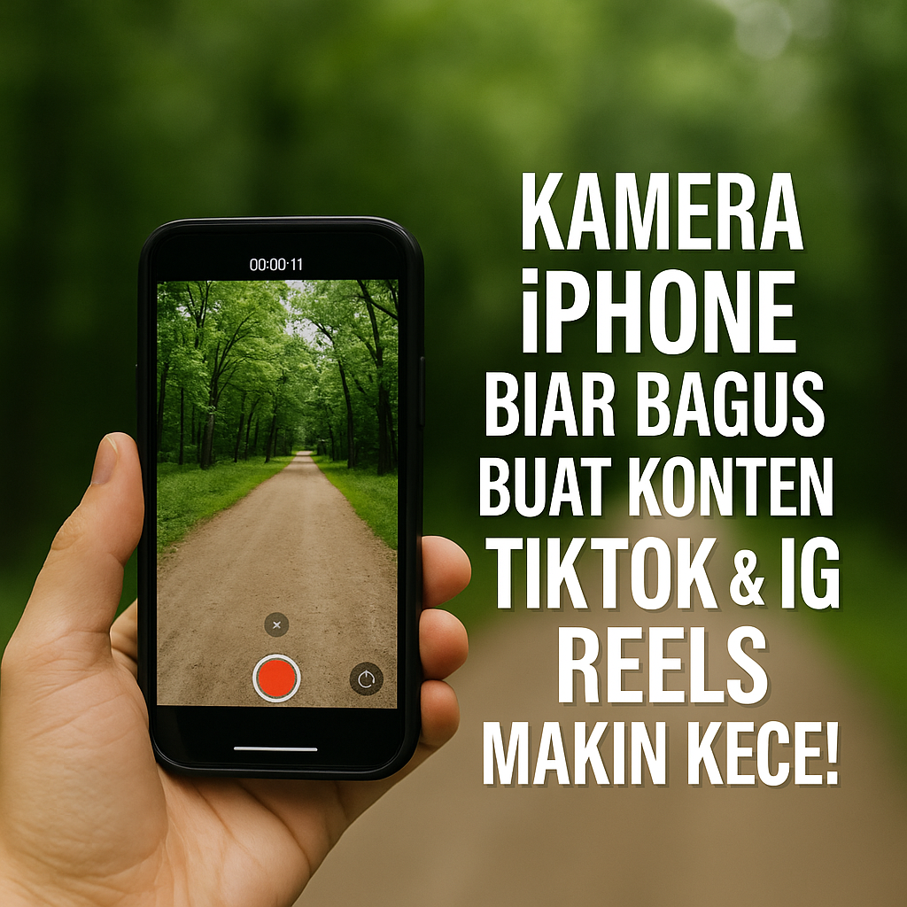 Kamera iPhone Biar Bagus Buat Konten TikTok & IG Reels Makin Kece!