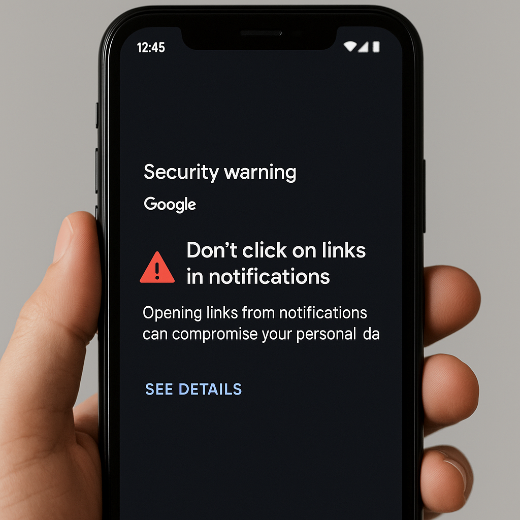 Peringatan Google ke Pengguna Android: Jangan Sembarang Klik Link di Notifikasi