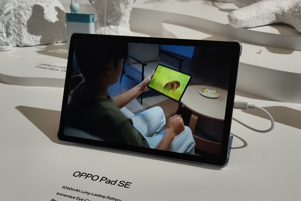 Tablet Oppo Pad SE Punya Baterai 9.340 mAh, Harganya Rp 2,9 Juta