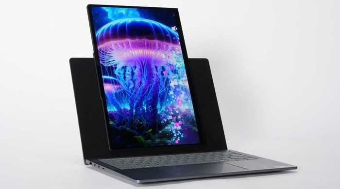 Lenovo Tampilkan Laptop Futuristik, Layar Bisa Diposisikan Tegak